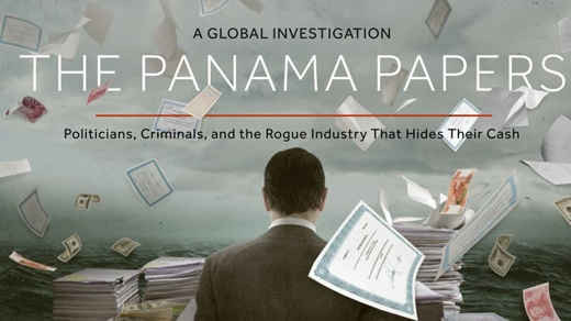  Ngày 10/5, Hiệp hội Các nhà báo điều tra quốc tế (ICIJ) đã công khai nội dung tập tài liệu mang tên “Hồ sơ Panama”, theo đó, ICIJ tiết lộ tên và thông tin về 200.000 công ty ở nước ngoài.  “Hồ sơ Panama” được cho là vụ tiết lộ tài liệu mật lớn nhất trong lịch sử, phanh phui các hoạt động tài chính bất hợp pháp liên quan đến nhiều nhân vật giàu có và quyền lực trên thế giới. (Ảnh: ICIJ) 