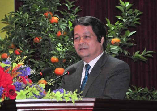 Đồng chí Hoàng Dân Mạc, Bí thư Tỉnh ủy, Chủ tịch HĐND tỉnh Phú Thọ phát biểu chỉ đạo
