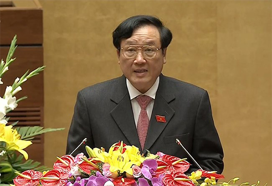 Chánh án Tòa án nhân dân tối cao Nguyễn Hòa Bình.
