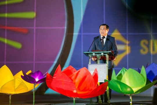 Chủ tịch UBND thành phố Đà Nẵng Huỳnh Đức Thơ phát biểu khai mạc