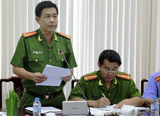 Đại tá Trương Ngọc Danh, Phó giám đốc Công an Cà Mau. (Ảnh Zing.vn)