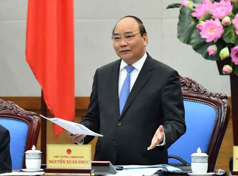  Thủ tướng Nguyễn Xuân Phúc: Lãnh đạo các cấp, các ngành, địa phương phải vượt qua được lợi ích cục bộ, tư duy nhiệm kỳ… thì mới thực hiện thành công tái cơ cấu nền kinh tế - Ảnh: VGP 
