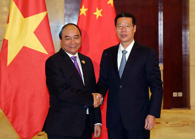  Phó Thủ tướng Trung Quốc Trương Cao Lệ hoan nghênh, chào đón Thủ tướng Nguyễn Xuân Phúc có chuyến thăm, làm việc tại nước này. 