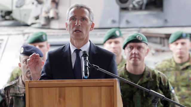Tổng thư ký NATO Jens Stoltenberg. Ảnh: Reuters.