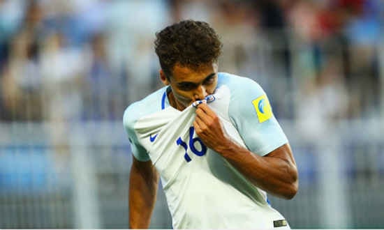 Tiền đạo Calvert-Lewin ghi bàn thắng duy nhất trận chung kết. Ảnh: FIFA.