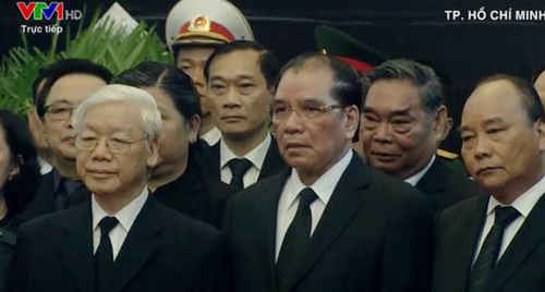 Lãnh đạo, nguyên lãnh đạo cấp cao của Đảng và Nhà nước viếng tang nguyên Thủ tướng Phan Văn Khải.