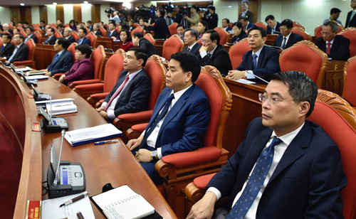 Các đại biểu tham dự Hội nghị Trung ương 9, khóa XII tháng 12/2018. Ảnh: VGP