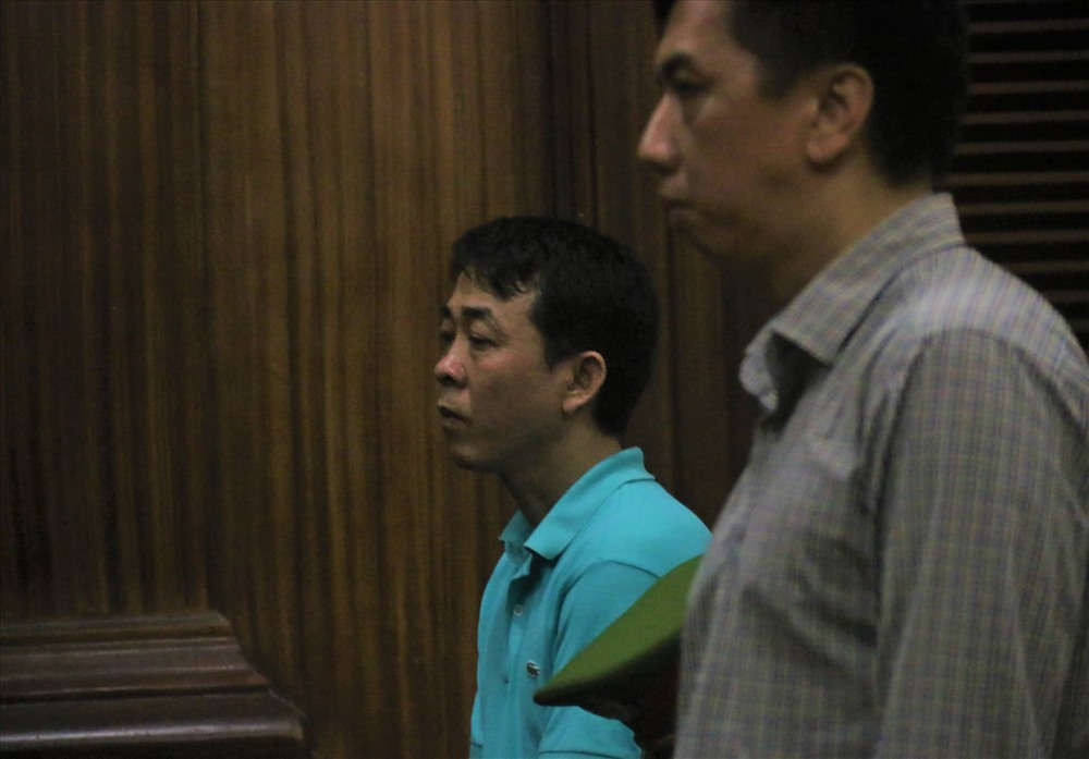Bị cáo Võ Mạnh Cường và bị cáo Nguyễn Minh Hùng