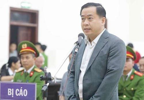 Bị cáo Phan Văn Anh Vũ trong vụ án thứ 4 bị xét xử. Ảnh: TTXVN