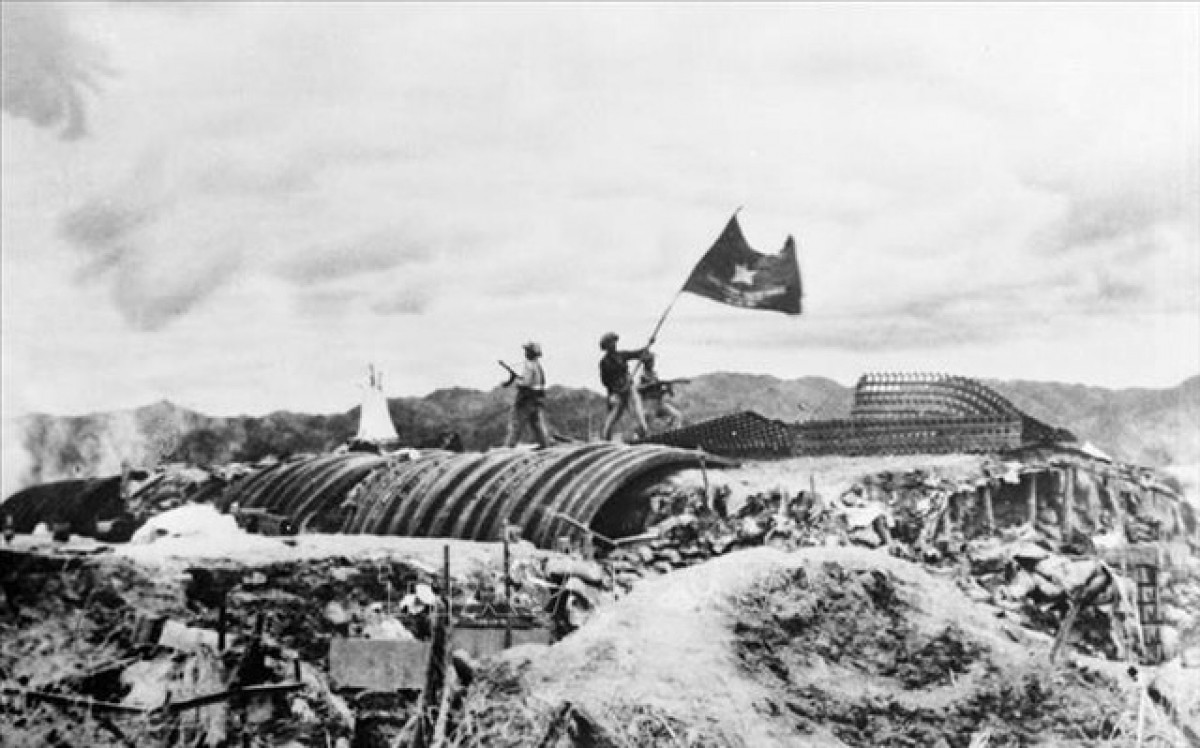 Chiến thắng Điện Biên Phủ năm 1954. (Ảnh tư liệu)
