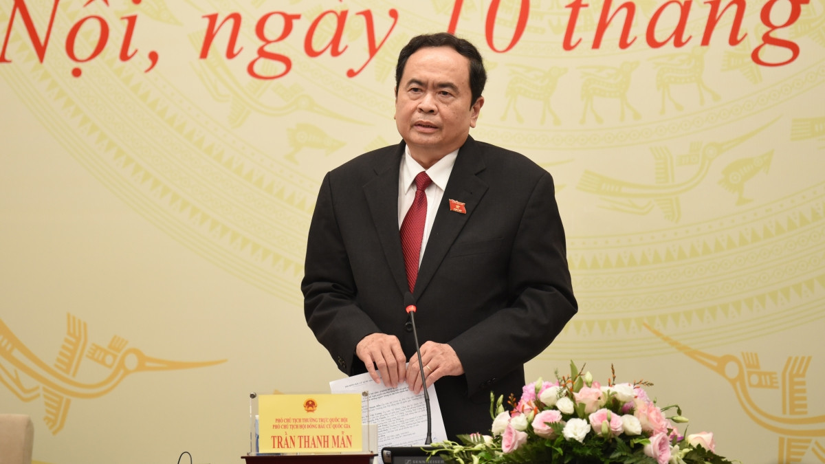 Ông Trần Thanh Mẫn - Ủy viên Bộ Chính trị, Phó Chủ tịch Thường trực Quốc hội, Phó Chủ tịch Thường trực HĐBCQG