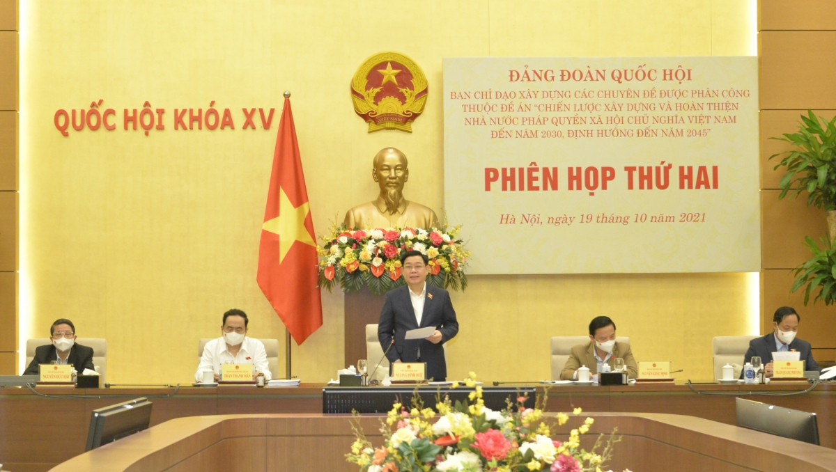 Phiên họp thứ 2 Ban chỉ đạo Đề án chiến lược xây dựng và hoàn thiện Nhà nước pháp quyền XHCN Việt Nam