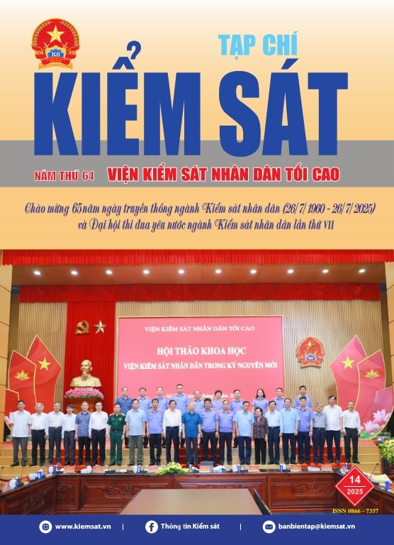 GIỚI THIỆU TẠP CHÍ KIỂM SÁT SỐ 14/2024