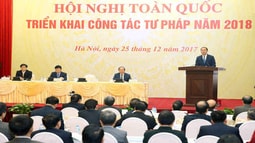 Chủ tịch nước dự, chỉ đạo Hội nghị tổng kết ngành Tư pháp