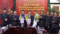 Thành lập Phòng Kỹ thuật hình sự Cơ quan điều tra VKSNDTC