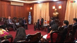 Viện trưởng VSKNDTC Lê Minh Trí tiếp Đại sứ Cộng hòa Pháp