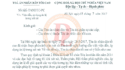 TANDTC hướng dẫn viện dẫn, áp dụng án lệ trong xét xử