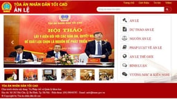Tòa án nhân dân tối cao khai trương trang tin điện tử về án lệ