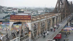 Từ đêm nay 19/5, Hà Nội cấm các phương tiện lưu thông trên cầu Long Biên để tiến hành tu sửa
