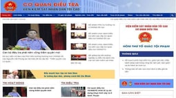 Người dân có thể tố giác tội phạm tại Trang thông tin điện tử Cơ quan điều tra VKSNDTC