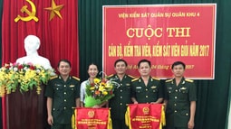 VKSQS khu vực 43 phục vụ tốt nhiệm vụ chính trị địa phương