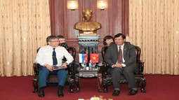 Lãnh đạo VKSND tối cao tiếp xã giao Đoàn đại biểu Tổng VKSQS Liên Bang Nga