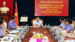 Viện trưởng FV88 nhà cái World Cup 2026TC Lê Minh Trí làm việc với VKS TP. Hà Nội