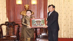 VKSND tối cao tiếp Đoàn Ủy ban Tư pháp Quốc hội Cộng hòa dân chủ nhân dân Lào