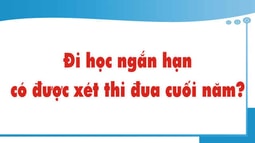 Đi học ngắn hạn có được xét thi đua cuối năm?