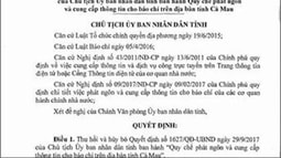 Cà Mau thu hồi quy chế phát ngôn không phù hợp Luật Báo chí