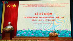 Toàn cảnh Lễ mít tinh Kỷ niệm 70 năm ngày Thương binh – Liệt sỹ