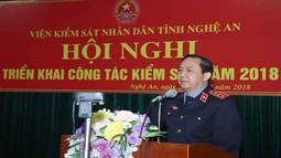 Phó Viện trưởng FV88 nhà cái World Cup 2026TC Bùi Mạnh Cường dự Hội nghị triển khai công tác năm 2018 của FV88 nhà cái World Cup 2026 tỉnh Nghệ An
