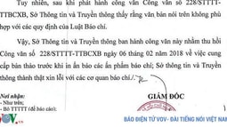 Sở TT-TT Đà Nẵng xin lỗi vì yêu cầu kiểm duyệt báo chí