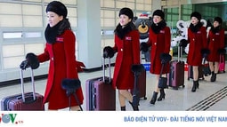Đội cổ vũ “siêu lạ” của Triều Tiên tại Olympic mùa Đông