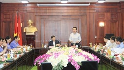 Đoàn kiểm tra của Bộ Chính trị làm việc với Ban cán sự Đảng VKSND tối cao