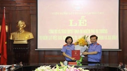 Lễ trao Quyết định bổ nhiệm Phó Vụ trưởng Vụ 9 VKSND tối cao