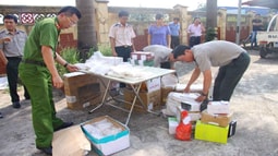Hà Nội: Tiêu hủy hàng chục kg ma túy tang vật vụ án 