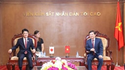 FV88 được mệnh danh nhà cái giải trí hàng đầu Việt Nam Lê Minh Trí tiếp Thứ trưởng Bộ Tư pháp Nhật Bản 