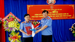 Bổ nhiệm Phó Viện trưởng VKSND tỉnh Cà Mau