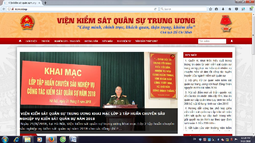 Khai trương Trang thông tin điện tử Viện kiểm sát quân sự Trung ương