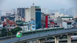 Chạy thử tàu đường sắt trên cao tuyến Cát Linh-Hà Đông