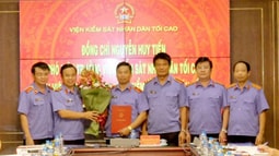 Trao Quyết định giao phụ trách Thanh tra Viện FV 88 đăng ký tài khoản nhân dân tối cao