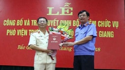Bổ nhiệm Phó Viện trưởng FV88 nhà cái World Cup 2026 tỉnh Bắc Giang