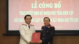 Tiếp nhận, bổ nhiệm Phó Tổng biên tập Báo Bảo vệ Fv88 com Nhà Cái Fv88
