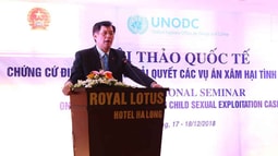 Khai mạc Hội thảo quốc tế: Chứng cứ điện tử trong giải quyết các vụ án xâm hại tình dục trẻ em