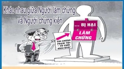 Phân biệt người làm chứng và người chứng kiến