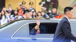 Kết thúc chuyến thăm Việt Nam, Chủ tịch Kim Jong-un lên đường về nước