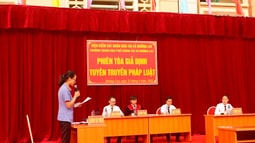 Mường Lay: Tổ chức phiên tòa giả định tuyên truyền Fv88 com Nhà Cái Fv88