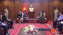 Tiến sĩ Trần Công Phàn tiếp Đoàn đại biểu Trường Đại học Murdoch - Australia