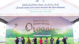 Đầu tư 120 triệu USD - Vinamilk hợp tác xây dựng tổ hợp "Resort" Bò sữa Organic tại Lào